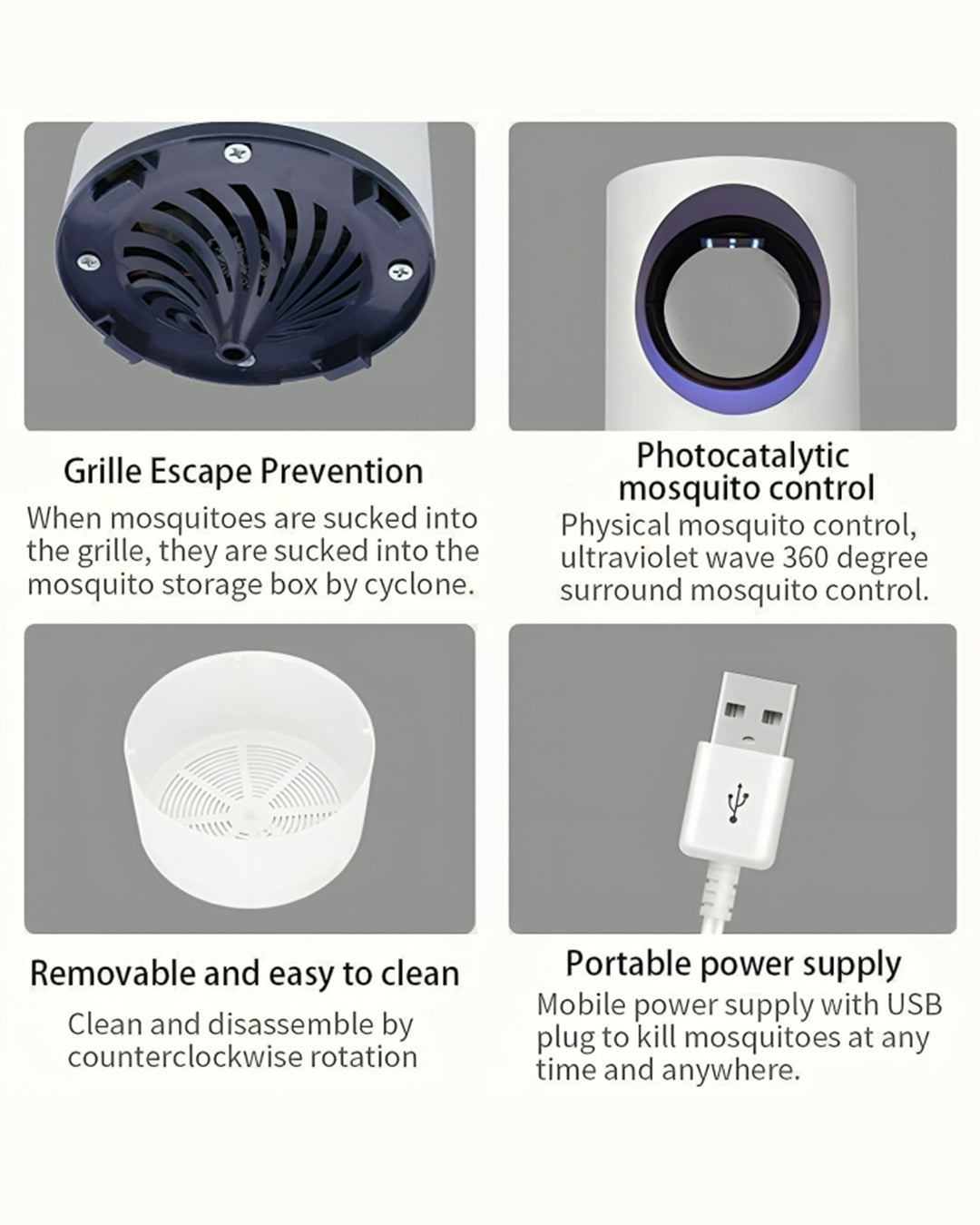 EcoZap LED Mosquito Killer Lamp – Safe, Silent & Chemical-Free Protection