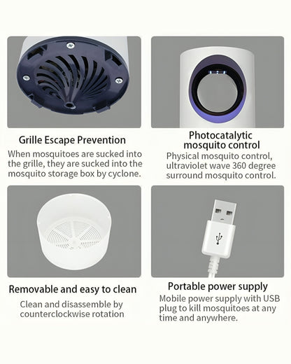 EcoZap LED Mosquito Killer Lamp – Safe, Silent & Chemical-Free Protection