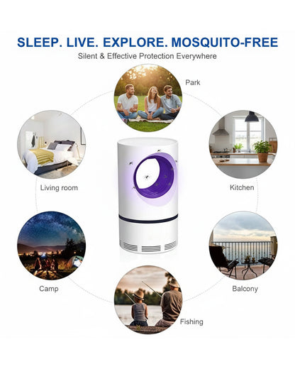 EcoZap LED Mosquito Killer Lamp – Safe, Silent & Chemical-Free Protection